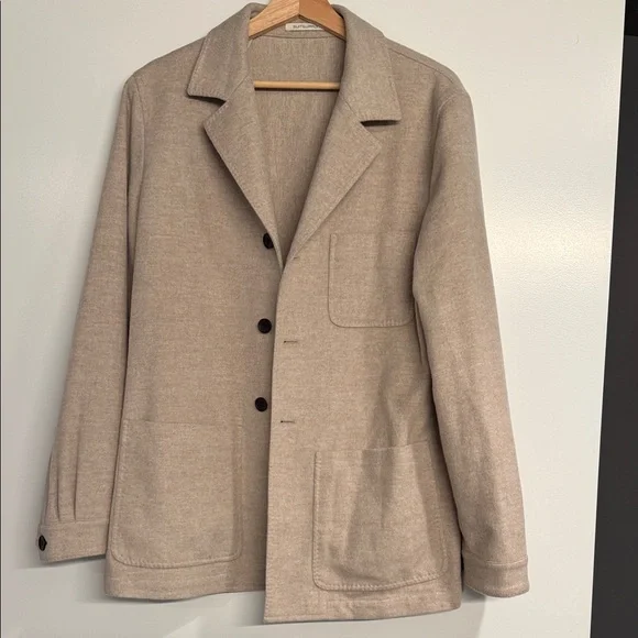 Suitsupply Tan Lightweight Shirt Jacket - Picture 2 of 7